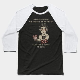 Weighty Heart Baseball T-Shirt